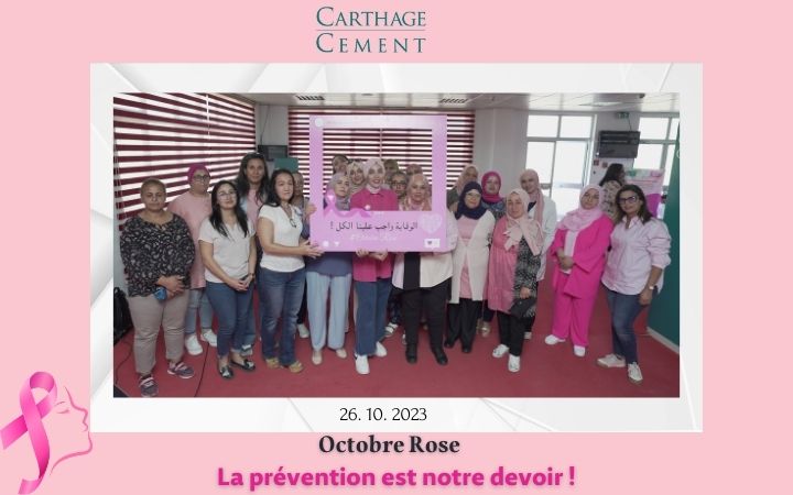 Carthage Cement Action Social Octobre rose